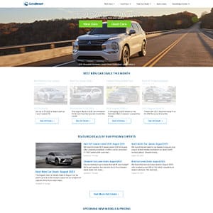 Сайт по поиску и покупке авто в Америке Carsdirect.com
